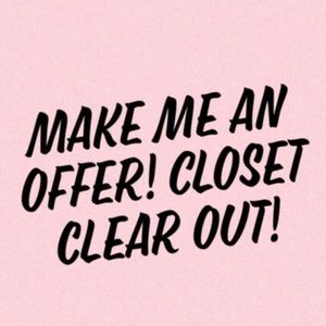 Closet clear out!